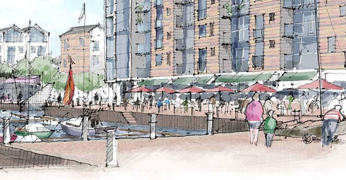 proposed marina at Queenborough